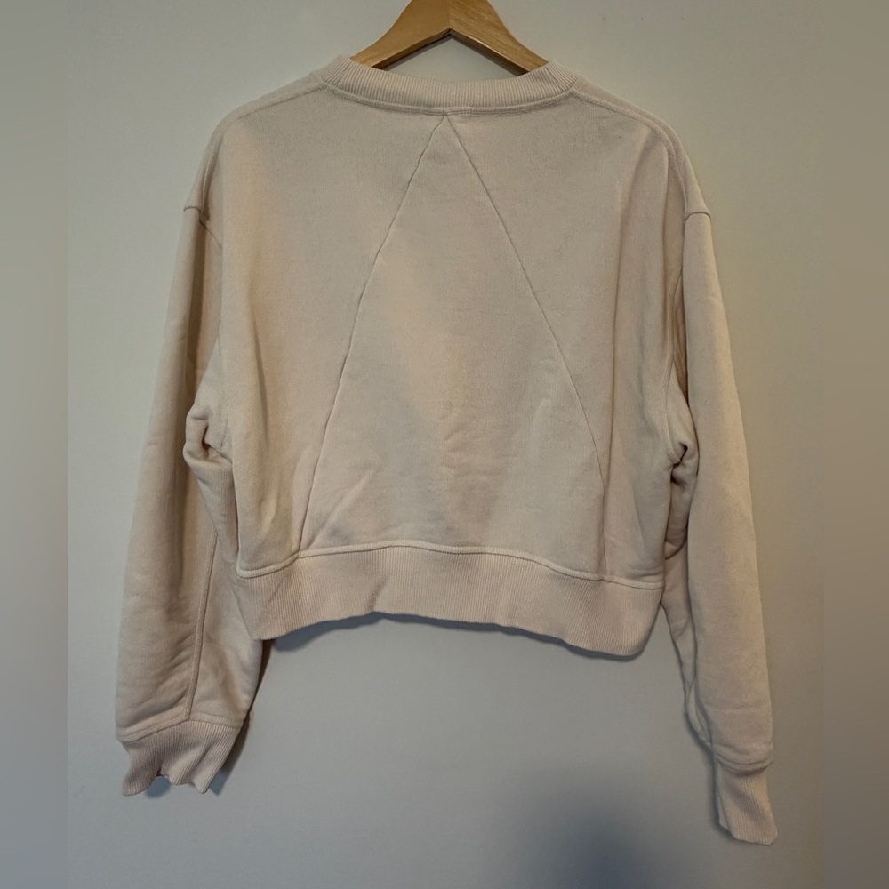 Rag & Bone New York Cropped Terry Crewneck Sweatshirt - Picture 6 of 6